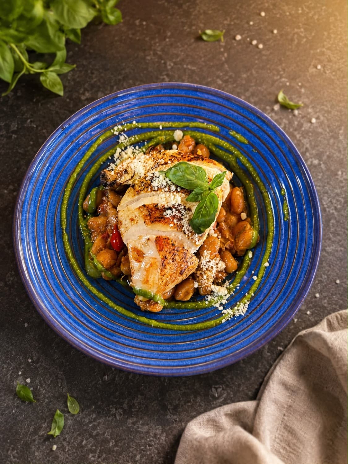Corn-fed chicken supreme at LA Cafe Bistro