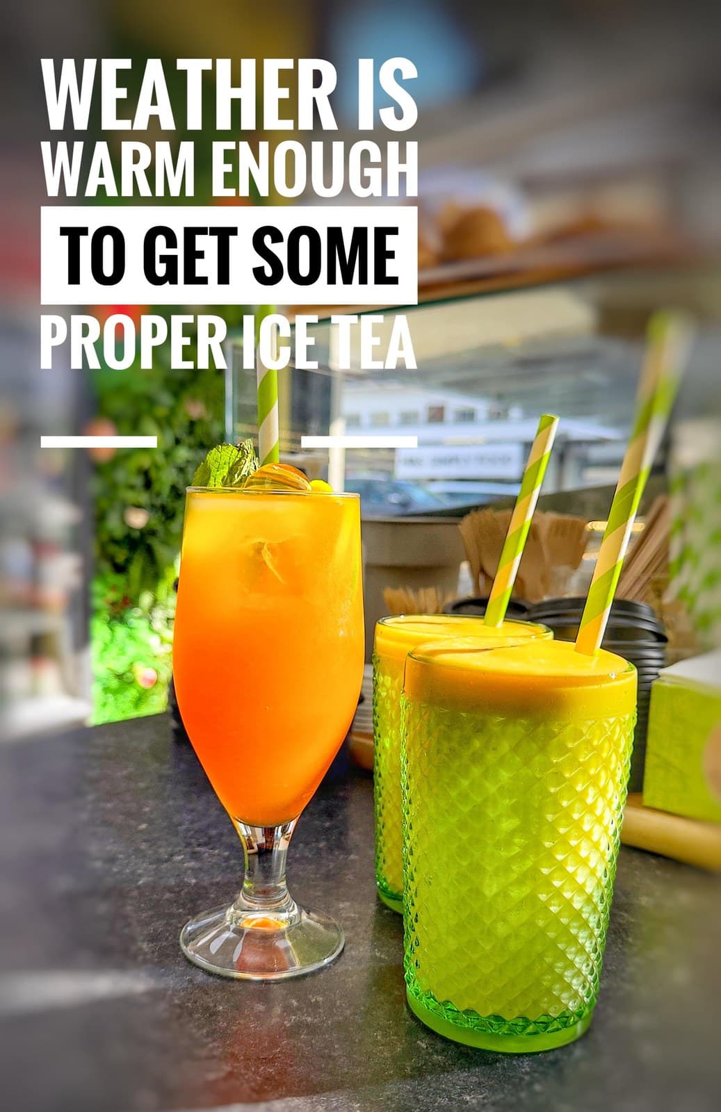 Iced tea and chilled drinks range